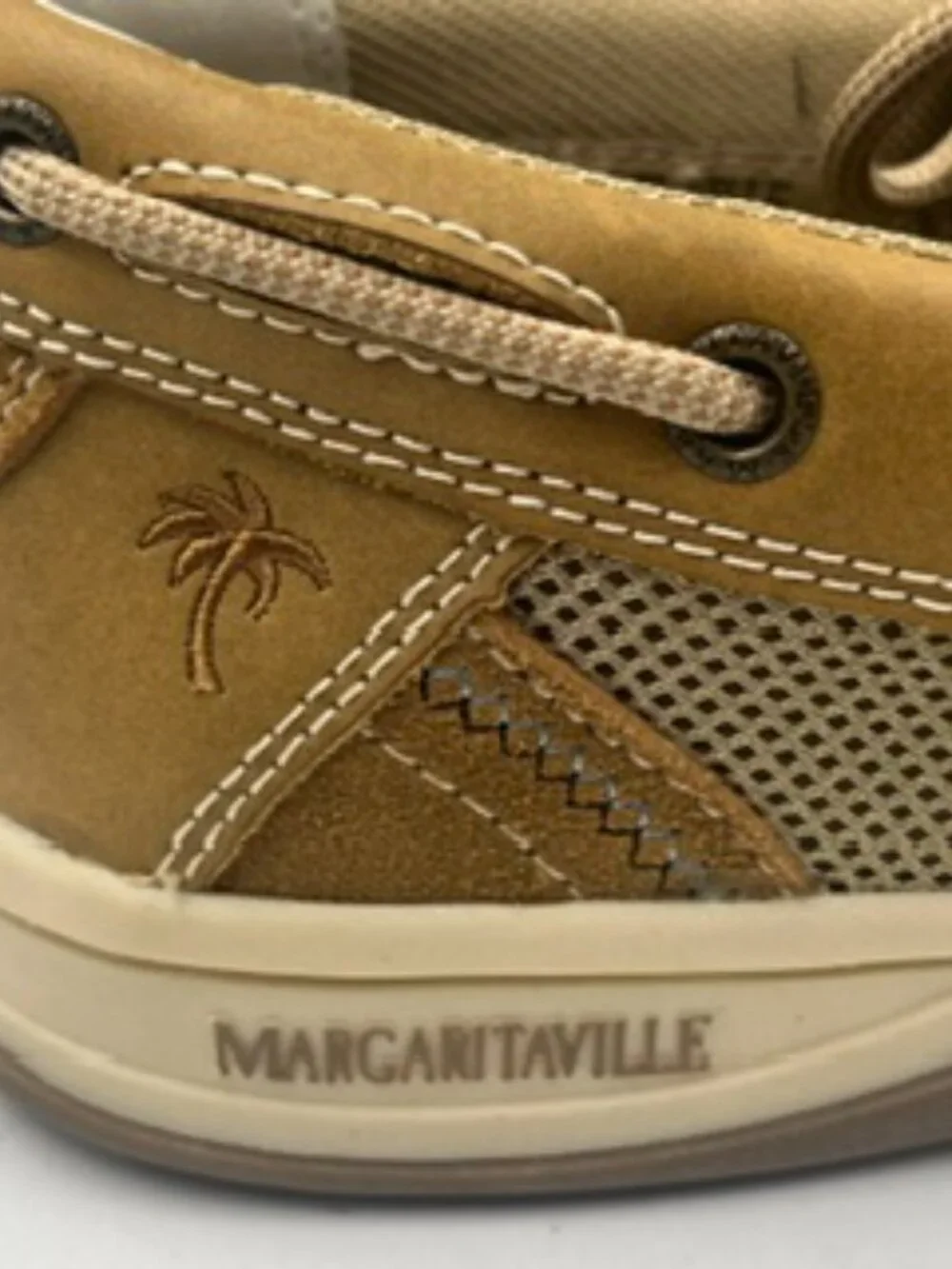 NEW Margaritaville Anchor Boat Shoes Men’s 12 Wide Lace up Leather NWT